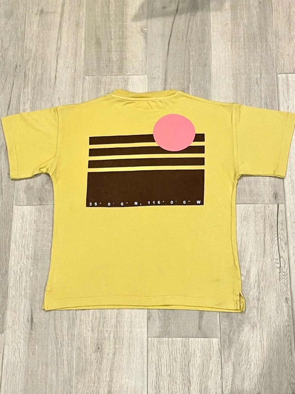 ZARA Boys Mojave Desert Graphic T-Shirt Yellow Size 8-9 (130cm) - Picture 7 of 7